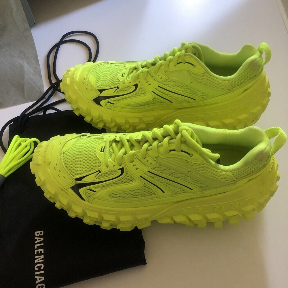 Balenciaga Bouncer Sneakers Fluo Yellow & Black - Picture 12 of 12